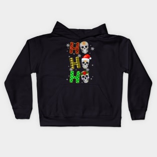 HOHOHO - Christmas-Skeleton Kids Hoodie